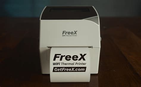 Freex Wifi Superroll Thermal Printer For 4x6 Shipping Labels Wireless Shipping