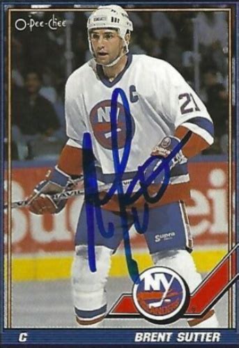 Brent Sutter Autographs and Memorabilia | Sports, Hockey