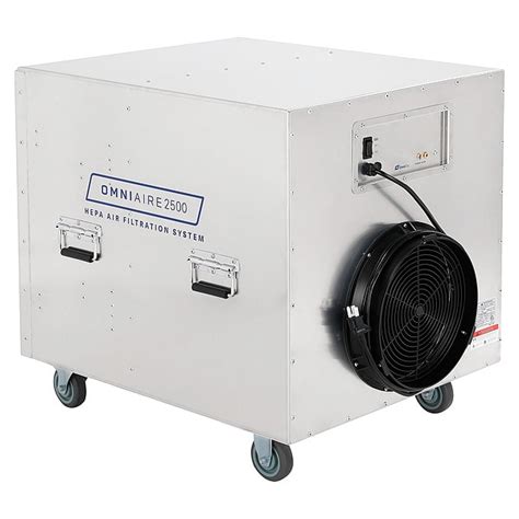 Omniaire Negative Air Machine 31 In D 28 In H Oa2500 Prime Zoro