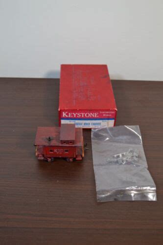 Ho Keystone Locomotive Works Grasse River Caboose Ho 106 Painted And Weathered Ebay