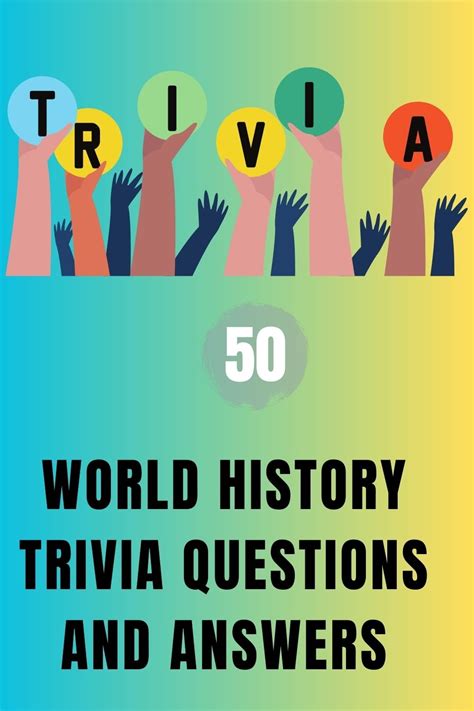 50 World History Trivia Questions And Answers Trivia Inc