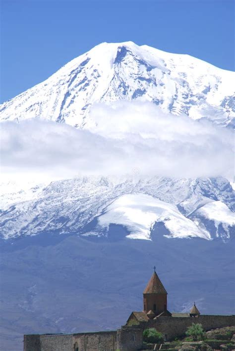 Ararat Stock Image Image Of Masis Lake Mount Armash 2600471