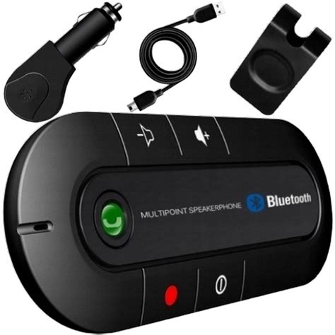 ZESTAW GŁOŚNOMÓWIĄCY SAMOCHODOWY BLUETOOTH 4 1 EDR DO SAMOCHODU V4 0