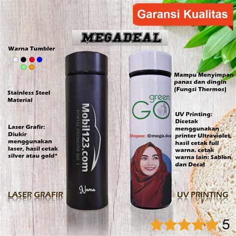 Jual Tumbler Custom Sakura Premium Grafir Silver Cetak Berwarna