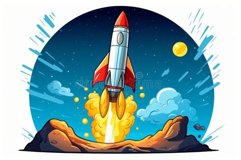 Blast Off Cartoon Stock Illustrations – 638 Blast Off Cartoon Stock ...