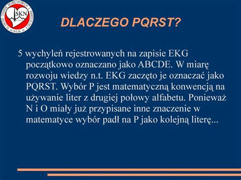 Fizjologiczne I Patofizjologiczne Podstawy Interpretacji Ekg