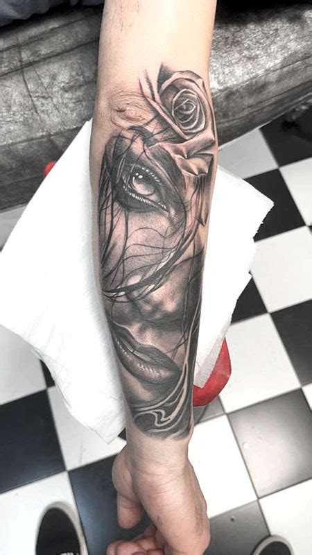 Tatuaje Rostro Mujer Realista Vallekas Tattoo Zone