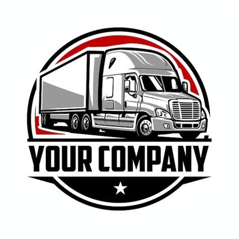 Premium Vector Semi Truck Logo Trucking Company Logo Premium Logo