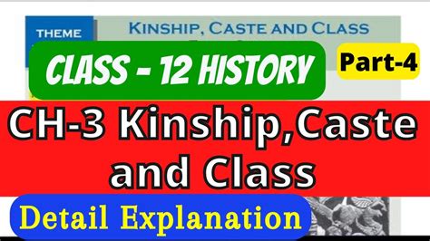 Chapter 3 KINSHIP CASTE AND CLASS I PART 4 SOCIAL HISTORIES USING THE