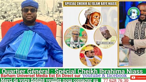 Quartier G N Ral Sp Cial Cheikh Ibrahima Niass Prestation De Cheikh