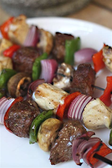 Pinchos A La Parrilla Receta Comidas Con Carne De Res Recetas De