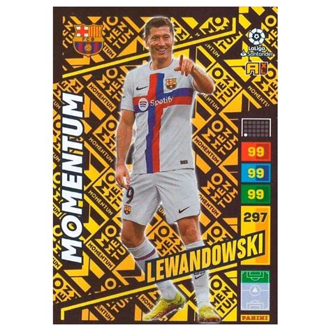 Venta Cromo Lewandowski Momentum Barcelona Adrenalyn Xl Liga