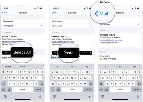 How To Change Signatures On IPhone And IPad IMore