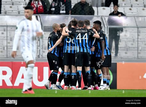 Istanbul Casper Nielsen Of Club Brugge Celebrates The During The