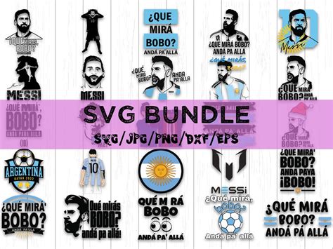 Lionel Messi Bundle Svg Messi Football Mega Bundle Designs Lionel