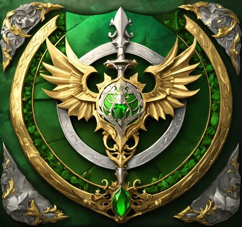 Lexica Fantasy Setting Coat Of Arms For A Militaristic Elven Kingdom