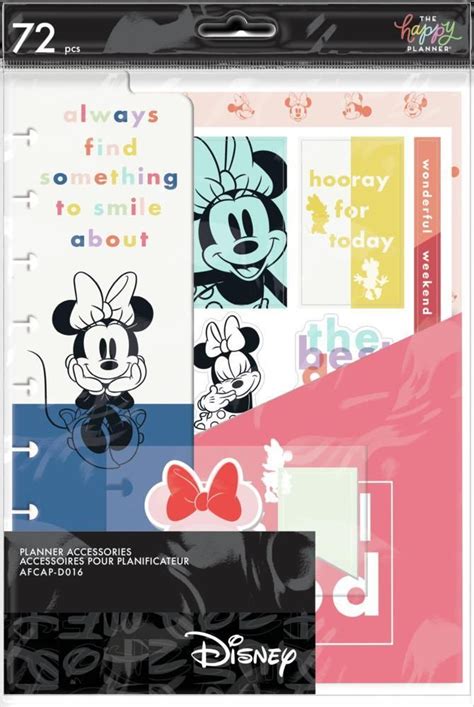 Disney Minnie Mouse Magic Colorblock Classic Accessory Pack Happy