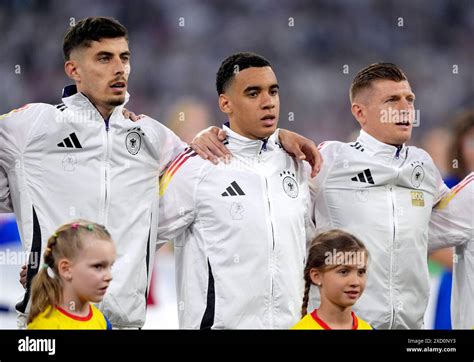 Germany S Kai Havertz Jamal Musiala And Toni Kroos Ahead Of The UEFA