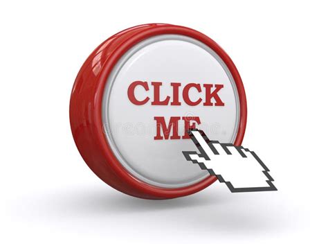 Click Me Button Stock Illustration Illustration Of Pushing 116380790