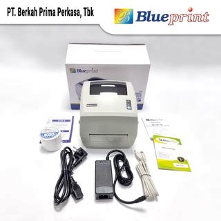 Jual Barcode Printer Thermal Label Resi Pengiriman A6 Blueprint TD110BT