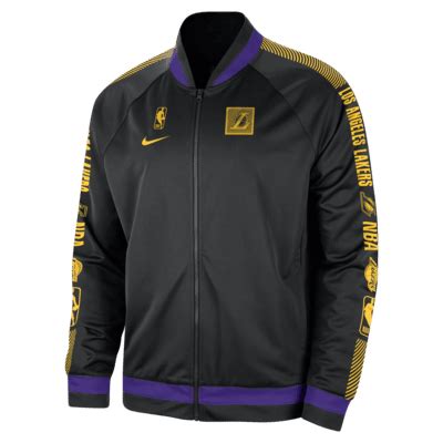 Los Angeles Lakers Starting Courtside Men S Nike Dri Fit Nba Jacket