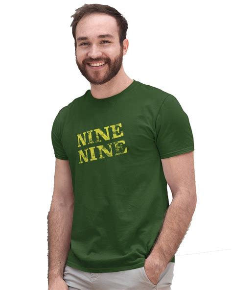 Nine Nine Olive Green Color T Shirt For Men At Rs 499 Men Crew Neck T