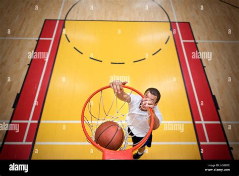 Basketball Bounce Competition Exercise Player Concept Stock Photo - Alamy