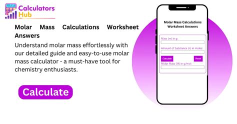 Molar Mass Calculator Online