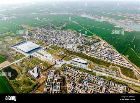 ANYANG CHINA APRIL 9 2023 Aerial Photo Shows The Soon To Be