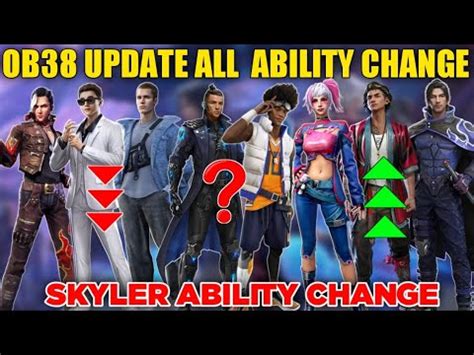 SKYLER ABILITY CHANGE OB38 UPDATE CHARACTER ABILITY CHANGE Skyler