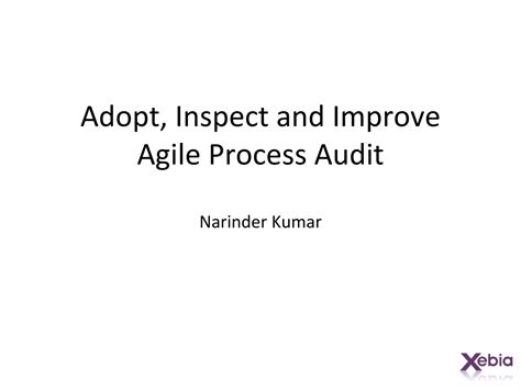 Agile Process Audit Ppt