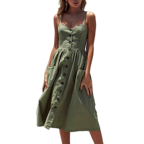 Buy Women Summer Dress 2018 Sexy V Neck Spaghetti