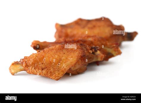 Fried Chicken Wings Stock Photo Alamy