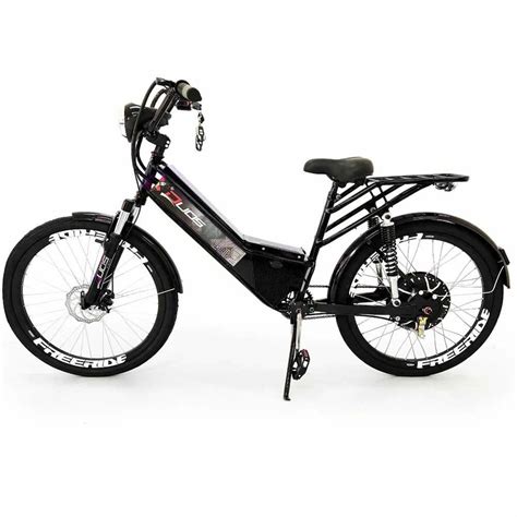 Bicicleta El Trica Aro Duos Confort Full W Lithium Preta