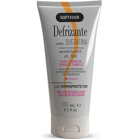 Defrizante Queratina Soft Hair Ml Loja Soft Hair Cosm Ticos