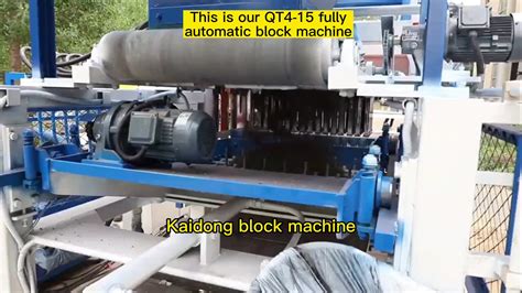 Kaidong Qt Fully Automatic Hydraulic Fly Ash Interlocking Concrete