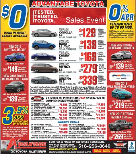 Toyota Specials | Toyota Sales