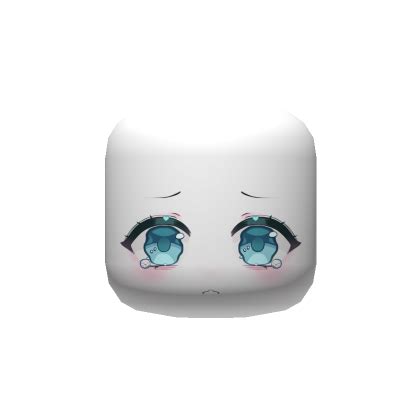 Kawaii chibi sad crying eyes face's Code & Price - RblxTrade