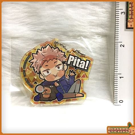 Jujutsu Kaisen Assorted Acrylic Keychain Strap Charm Tin Keychain