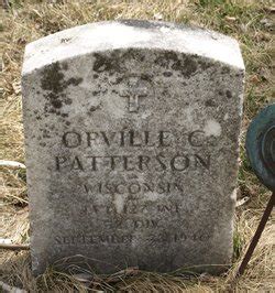 Orville Cleve Patterson 1895 1940 Mémorial Find a Grave