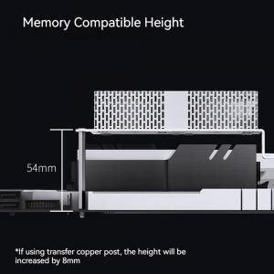 Jonsbo NF 1 ARGB Synchronous Lighting Effect Memory Heat Sink With Dual