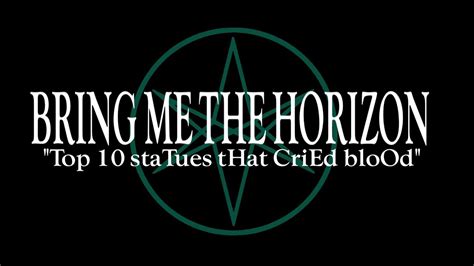 Bmth Top Statues That Cried Blood Lirik Terjemahan Indo