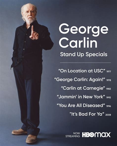 George Carlin On Twitter Through The Decades Watch The Evolution Of His Comedy