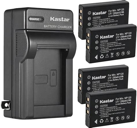 Amazon Kastar 4 Pack Battery And AC Wall Charger Replacement For