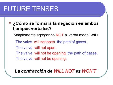 Tiempos Verbales U3 Future Simple And Cont PPT Descarga Gratuita