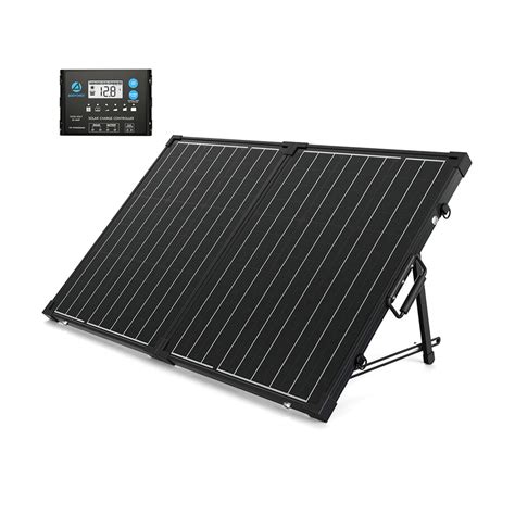 W Lightweight Portable Solar Panel Kit W V Battery And Generator