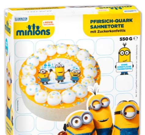 MINIONS Pfirsich Quark Sahnetorte Von Penny Markt Sahnetorte Kinder