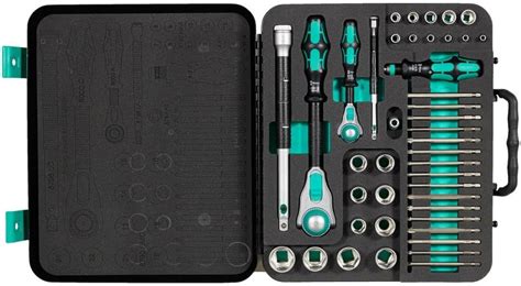 Amazon WERA ヴェラ 43点組 Zyklop SpeedラチェットKraftformドライバーハンドルソケットビットセット