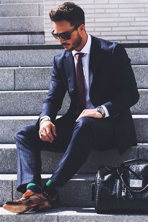 29 Ways To Wear Blue Suits With Brown Shoes Ideas For Men