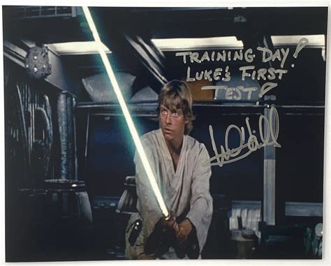 Lot Detail Star Wars Stellar Mark Hamill 10” X 8” Signed Photo